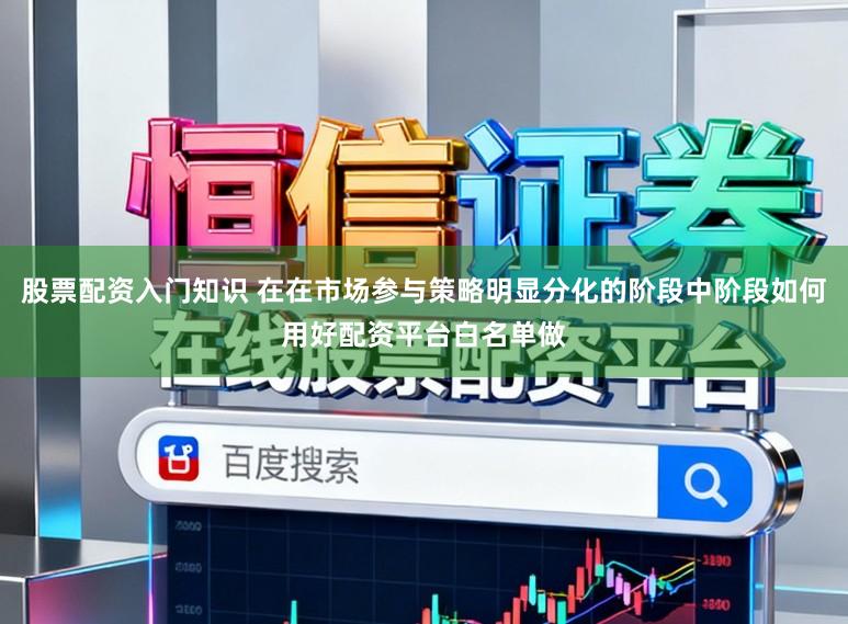 股票配资入门知识 在在市场参与策略明显分化的阶段中阶段如何用好配资平台白名单做