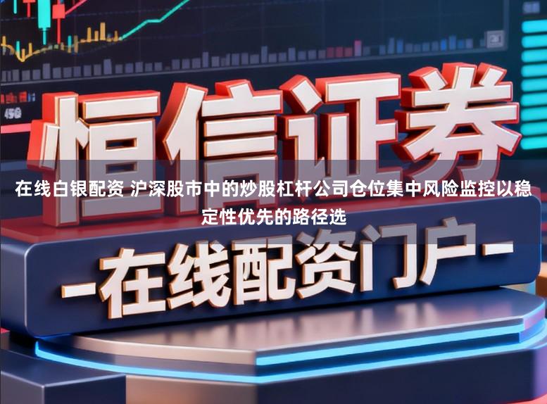 在线白银配资 沪深股市中的炒股杠杆公司仓位集中风险监控以稳定性优先的路径选