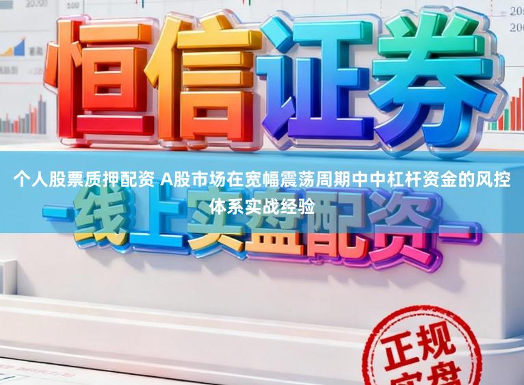个人股票质押配资 A股市场在宽幅震荡周期中中杠杆资金的风控体系实战经验